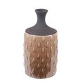 Dwellingdesigns 8.5 x 8.5 x 15 in. Water Drop Ceramic Vase DW452066